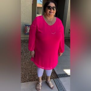 Fuschia dress / tunic